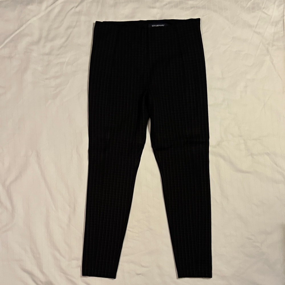 Liverpool Classic Black Plaid Leggings